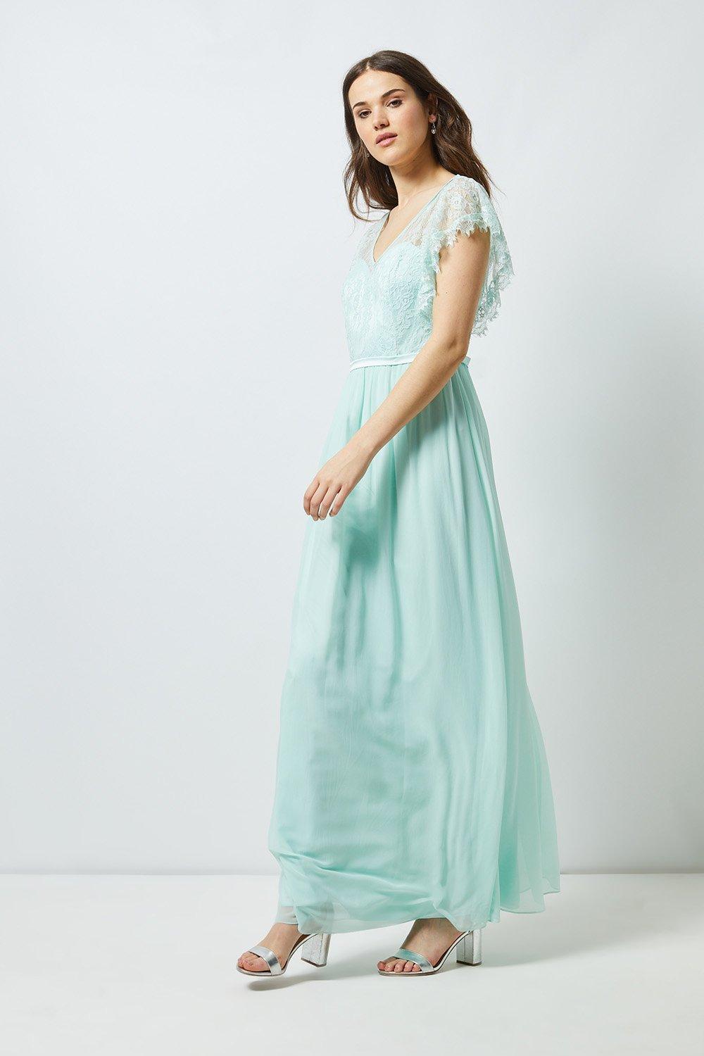 Dorothy perkins green outlet maxi dress